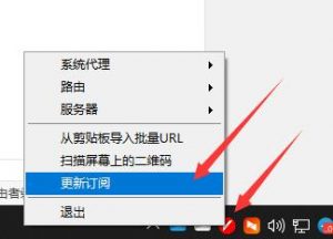 v2rayN 更新订阅方式一